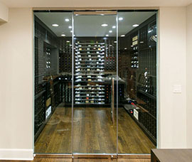 Wine Cellar Glass Doors